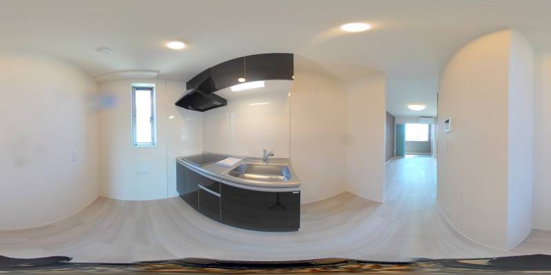 パノラマ画像キッチン