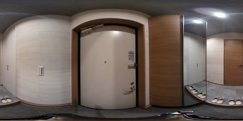 パノラマ画像玄関