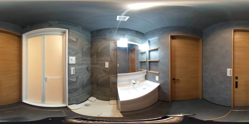 パノラマ画像洗面所