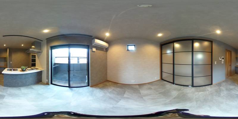 パノラマ画像リビング