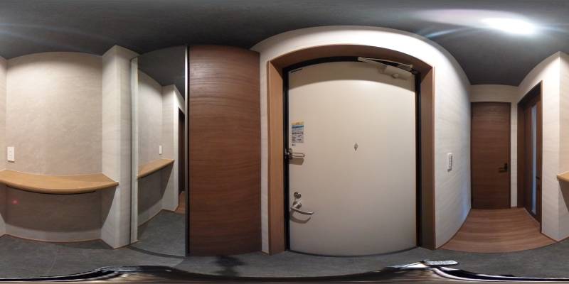 パノラマ画像玄関