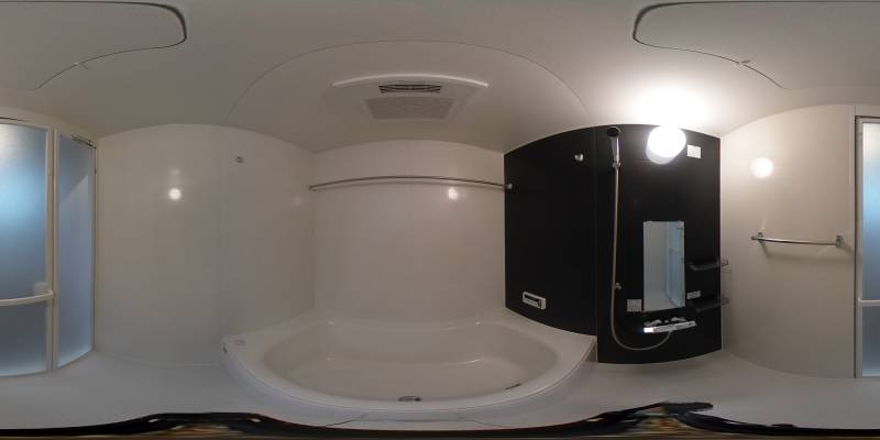 パノラマ画像バスルーム