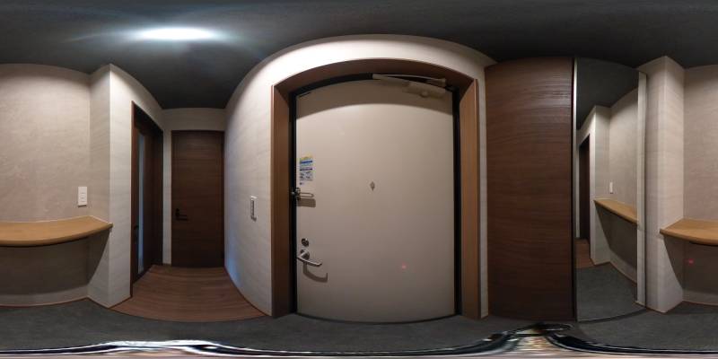 パノラマ画像玄関