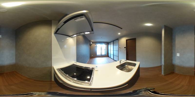 パノラマ画像キッチン