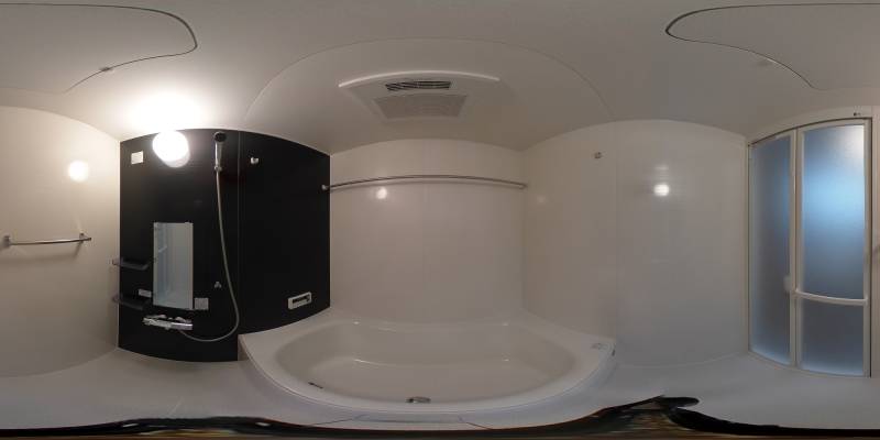 パノラマ画像バスルーム