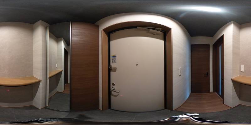 パノラマ画像玄関