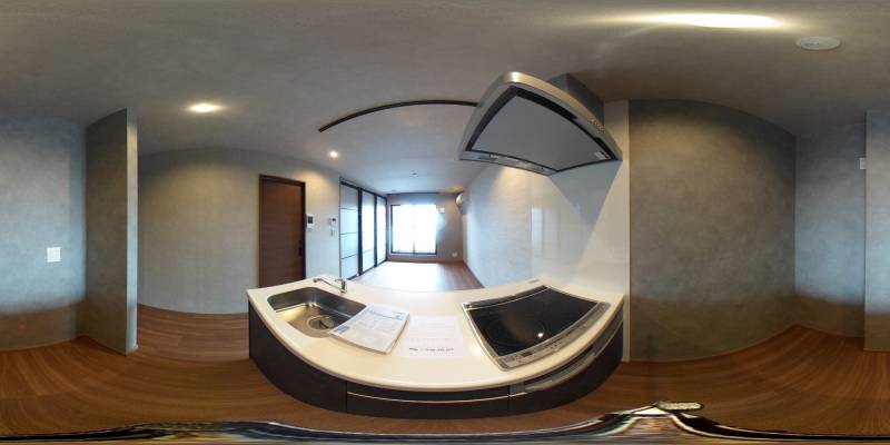 パノラマ画像キッチン