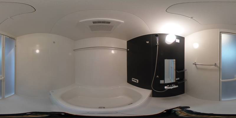 パノラマ画像バスルーム