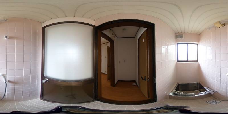 パノラマ画像バスルーム