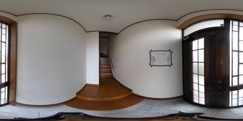 パノラマ画像玄関