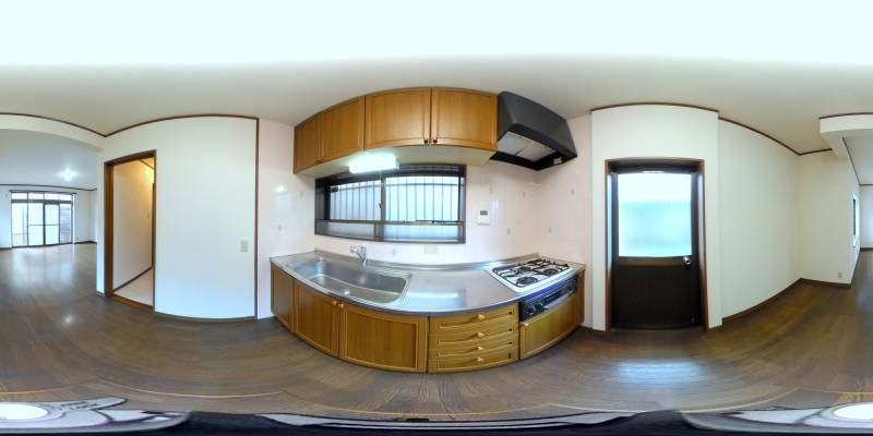 パノラマ画像キッチン