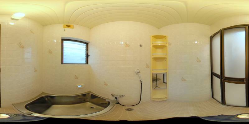 パノラマ画像バスルーム