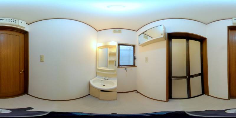 パノラマ画像洗面所