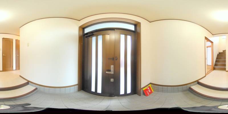 パノラマ画像玄関