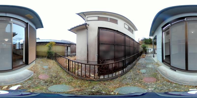 パノラマ画像バルコニー