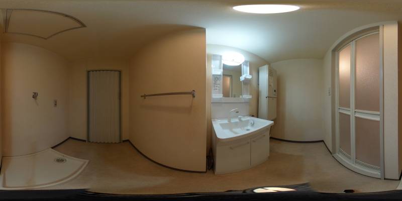 パノラマ画像洗面所