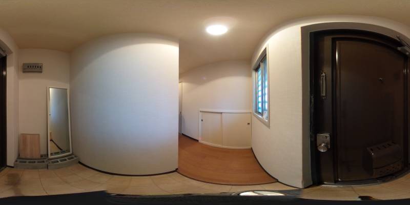 パノラマ画像玄関