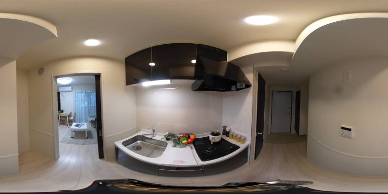 パノラマ画像キッチン