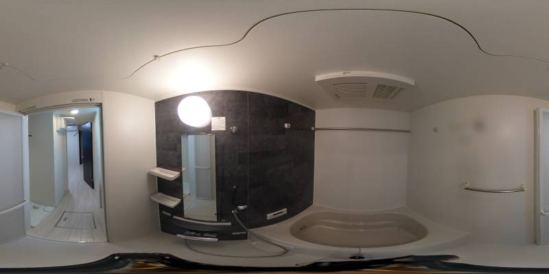 パノラマ画像バスルーム