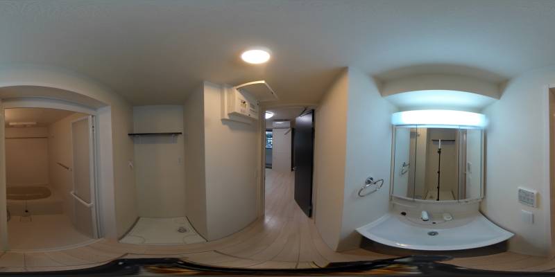 パノラマ画像洗面所