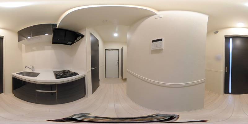 パノラマ画像キッチン