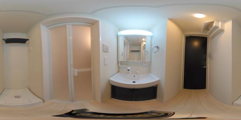 パノラマ画像洗面所