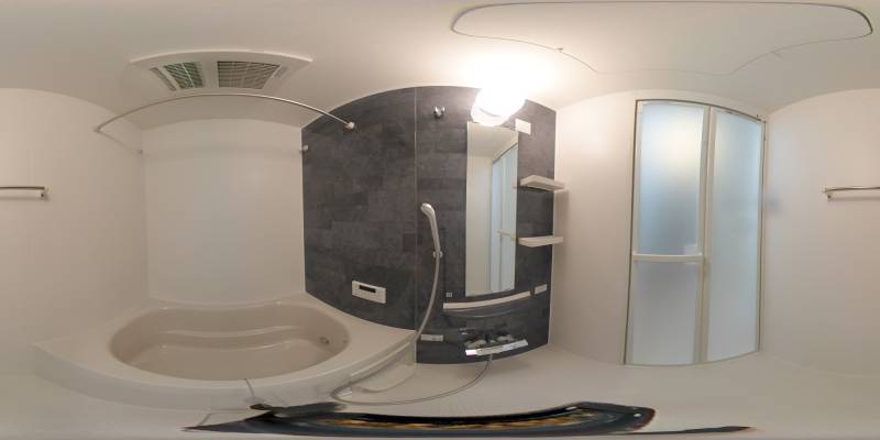 パノラマ画像バスルーム