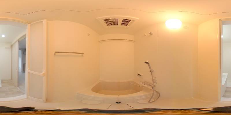 パノラマ画像バスルーム