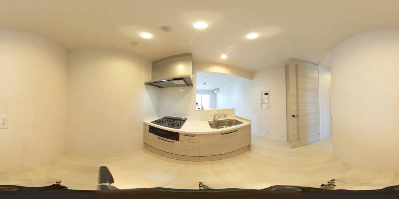 パノラマ画像キッチン