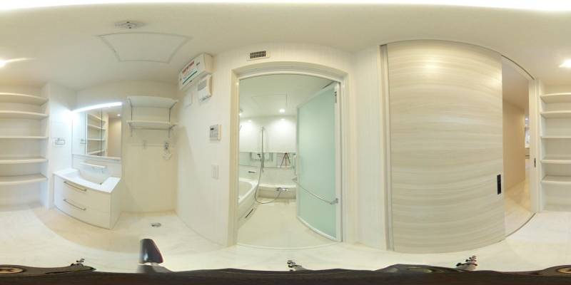 パノラマ画像洗面所