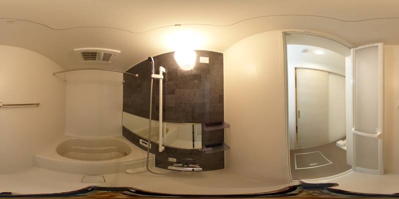 パノラマ画像バスルーム