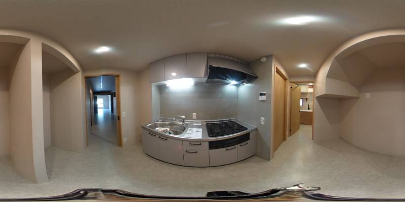 パノラマ画像キッチン