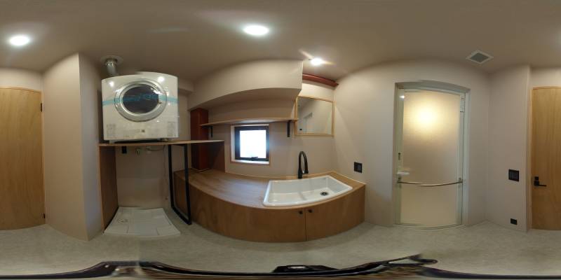 パノラマ画像洗面所