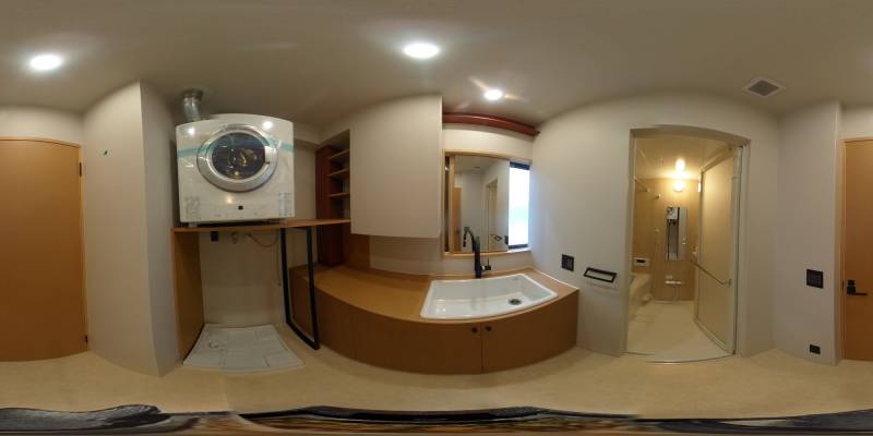 パノラマ画像洗面所