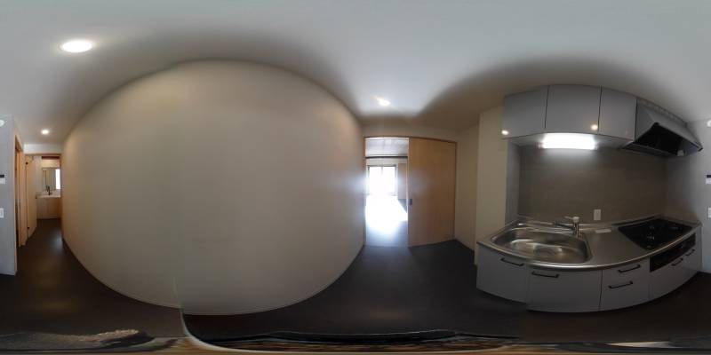 パノラマ画像キッチン
