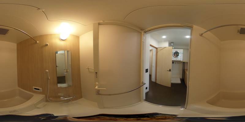 パノラマ画像バスルーム