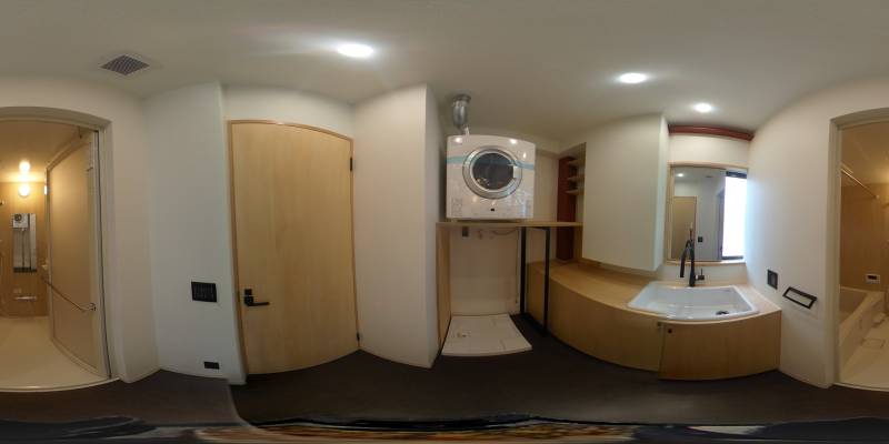 パノラマ画像洗面所