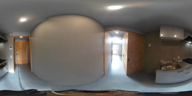 パノラマ画像キッチン