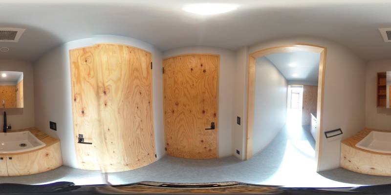 パノラマ画像洗面所