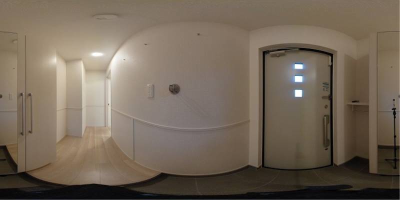 パノラマ画像玄関