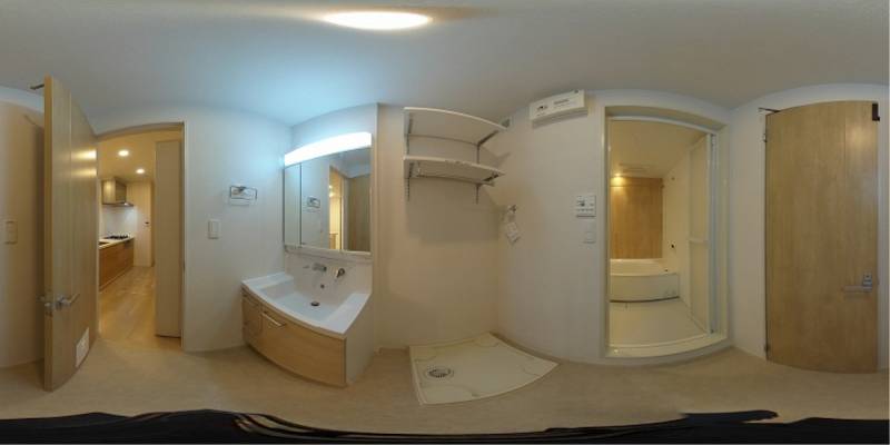 パノラマ画像洗面所