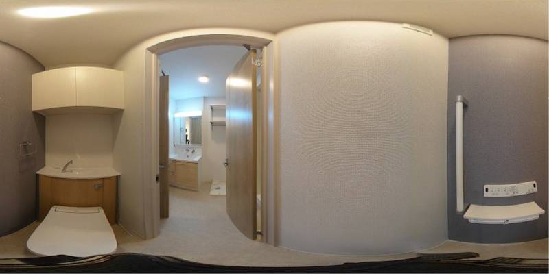 パノラマ画像トイレ