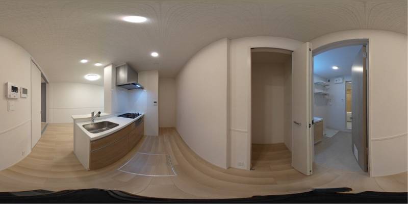 パノラマ画像キッチン