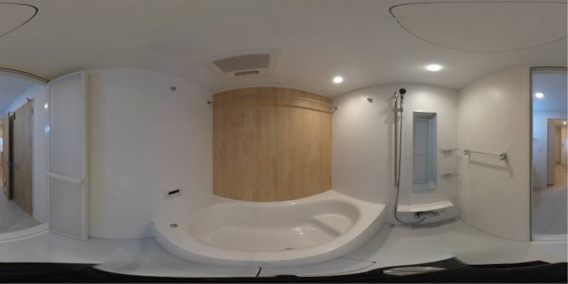 パノラマ画像バスルーム