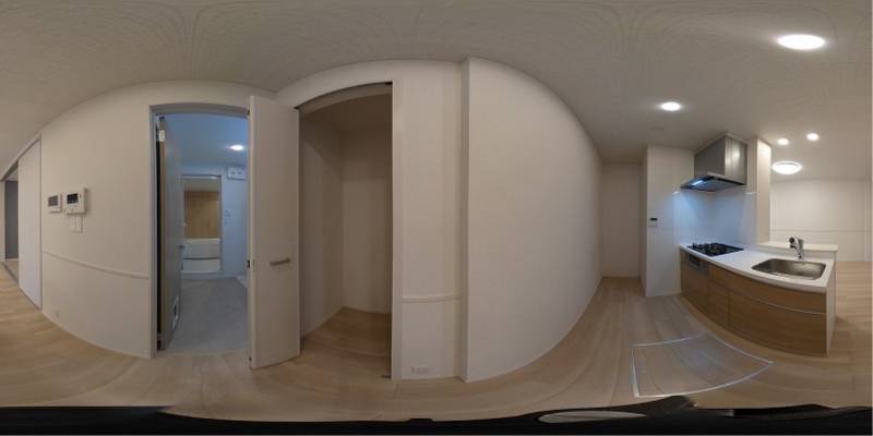 パノラマ画像キッチン