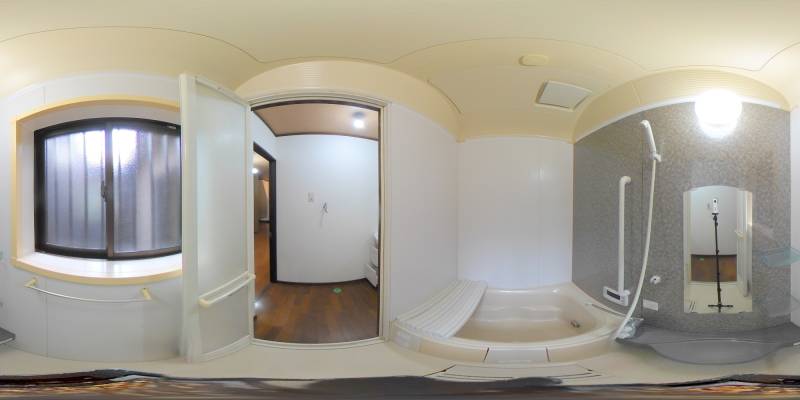 パノラマ画像バスルーム