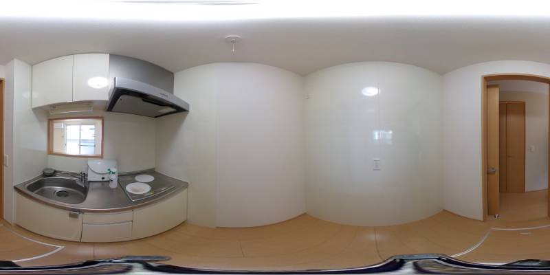 パノラマ画像キッチン