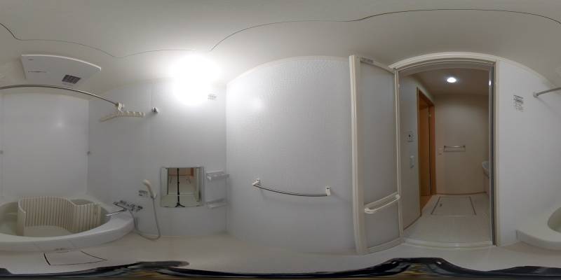 パノラマ画像バスルーム