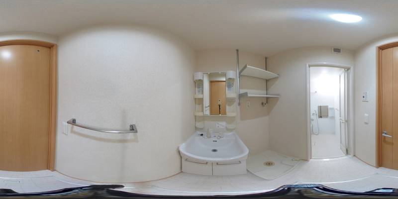 パノラマ画像洗面所