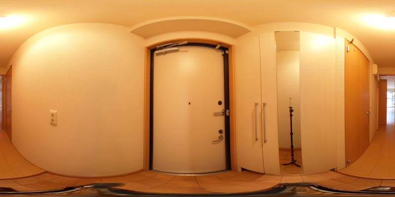 パノラマ画像玄関